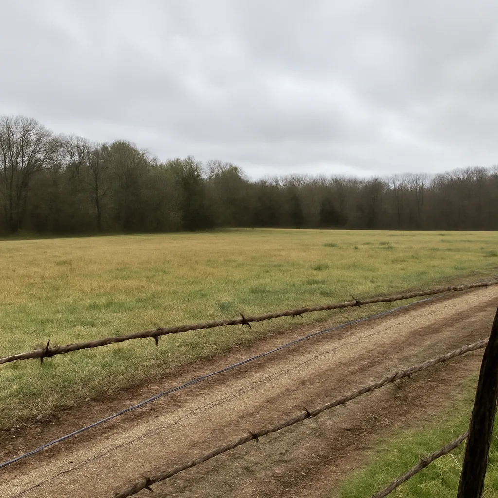 Rural acreage with open grassland and conifer forest in Blount County, Tennessee