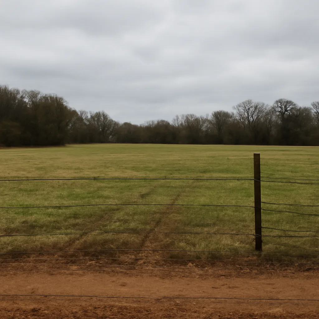 Rural acreage with open grassland and conifer forest in Chattanooga, Tennessee