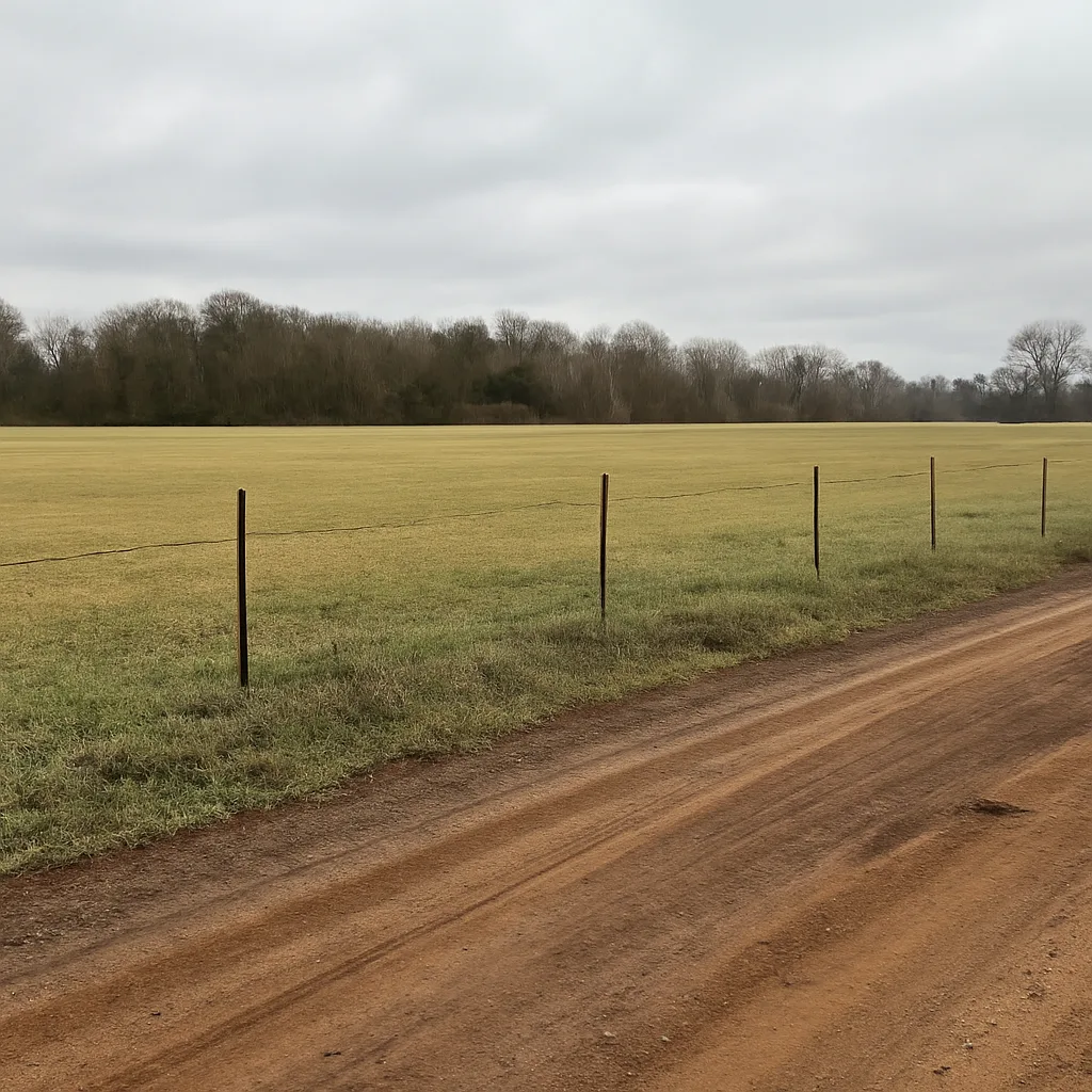 Rural acreage with open grassland and conifer forest in Hamilton County, Tennessee