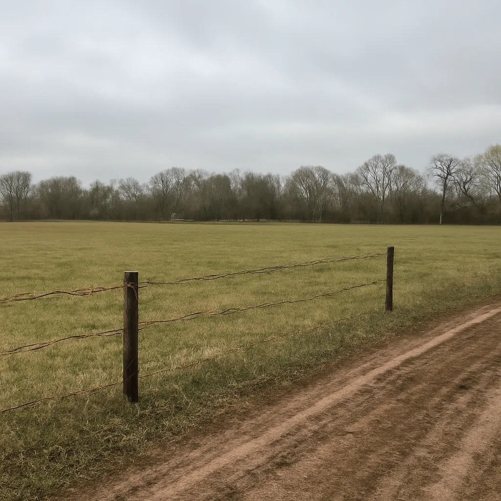 Rural acreage with open grassland and conifer forest in Kingsport, Tennessee