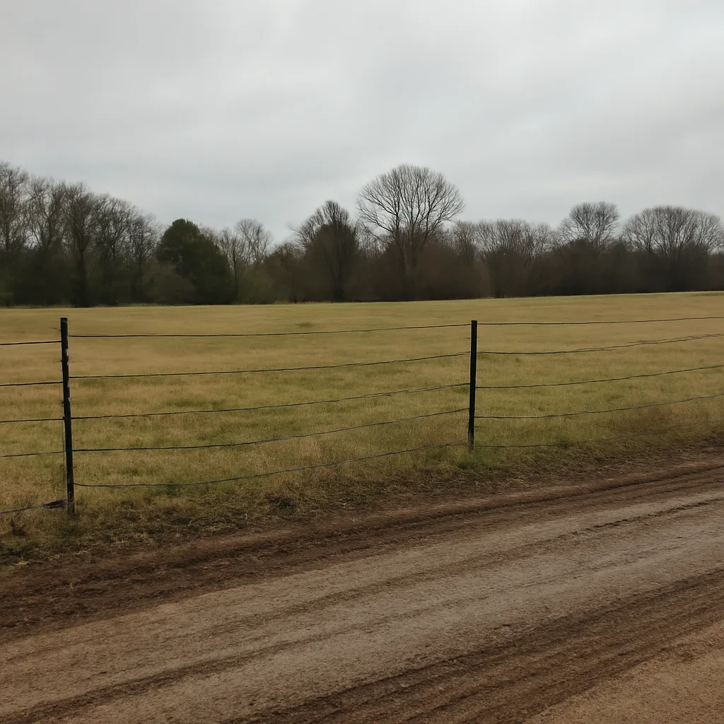Rural acreage with open grassland and conifer forest in Maryville, Tennessee