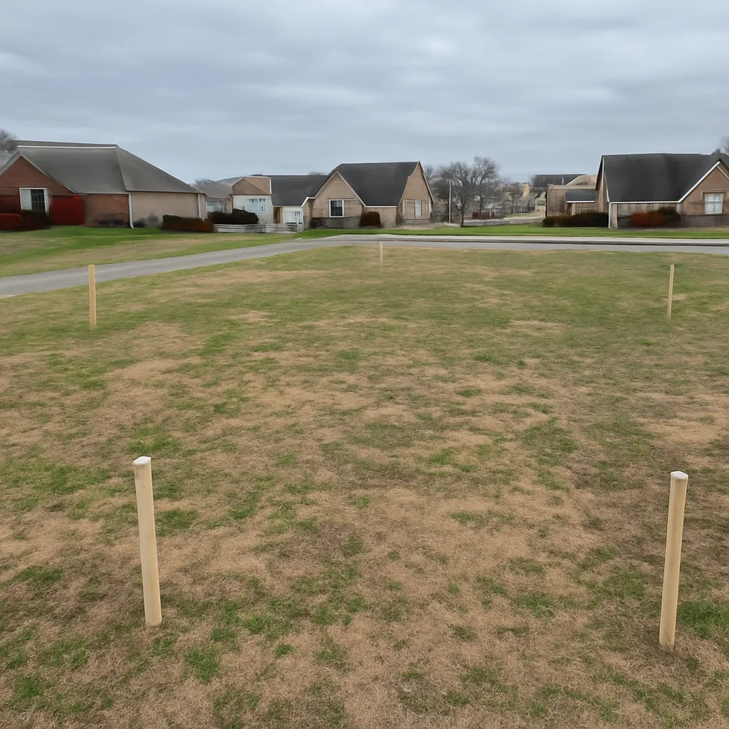 Cleared vacant residential lot for sale in Clarksville, Tennessee