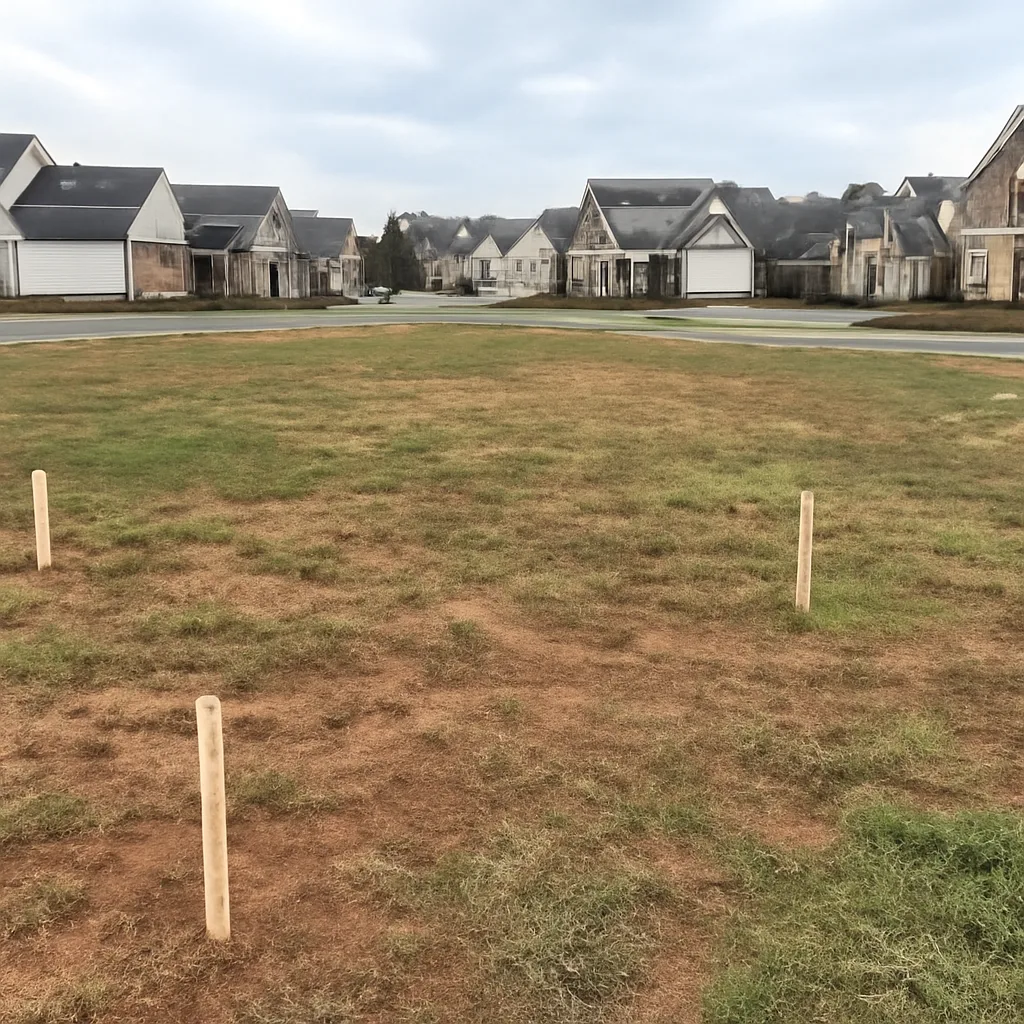 Cleared vacant residential lot for sale in Franklin, Tennessee